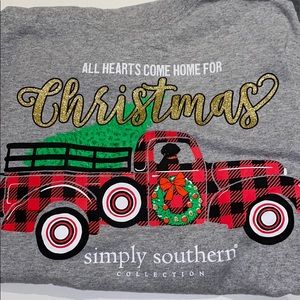 Christmas simply southern tee